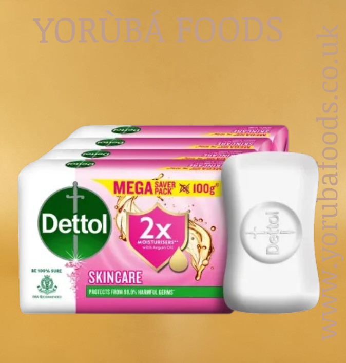 Dettol Skincare with Argon Oil Bar soap (6 Pack)